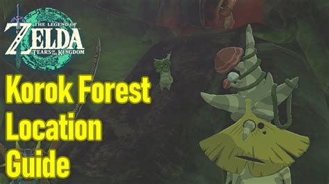 shrines in korok forest tears of the kingdom|totk korok forest guide.